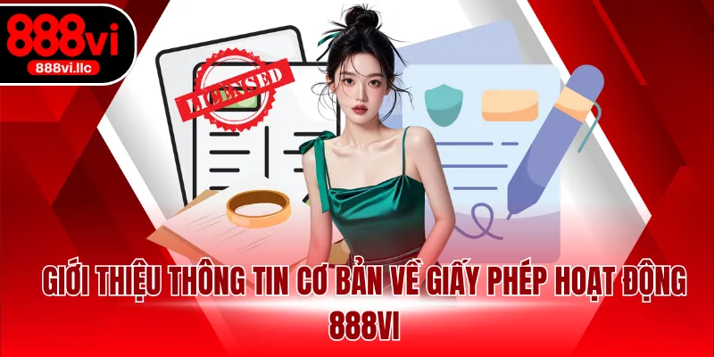 Giới thiệu thông tin cơ bản về giấy phép hoạt động 888VI