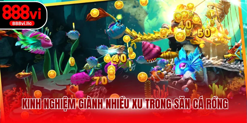 Kinh nghiệm giành nhiều xu trong săn cá rồng
